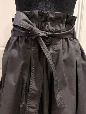 H & M Paper Bag Waist Midi Skirt